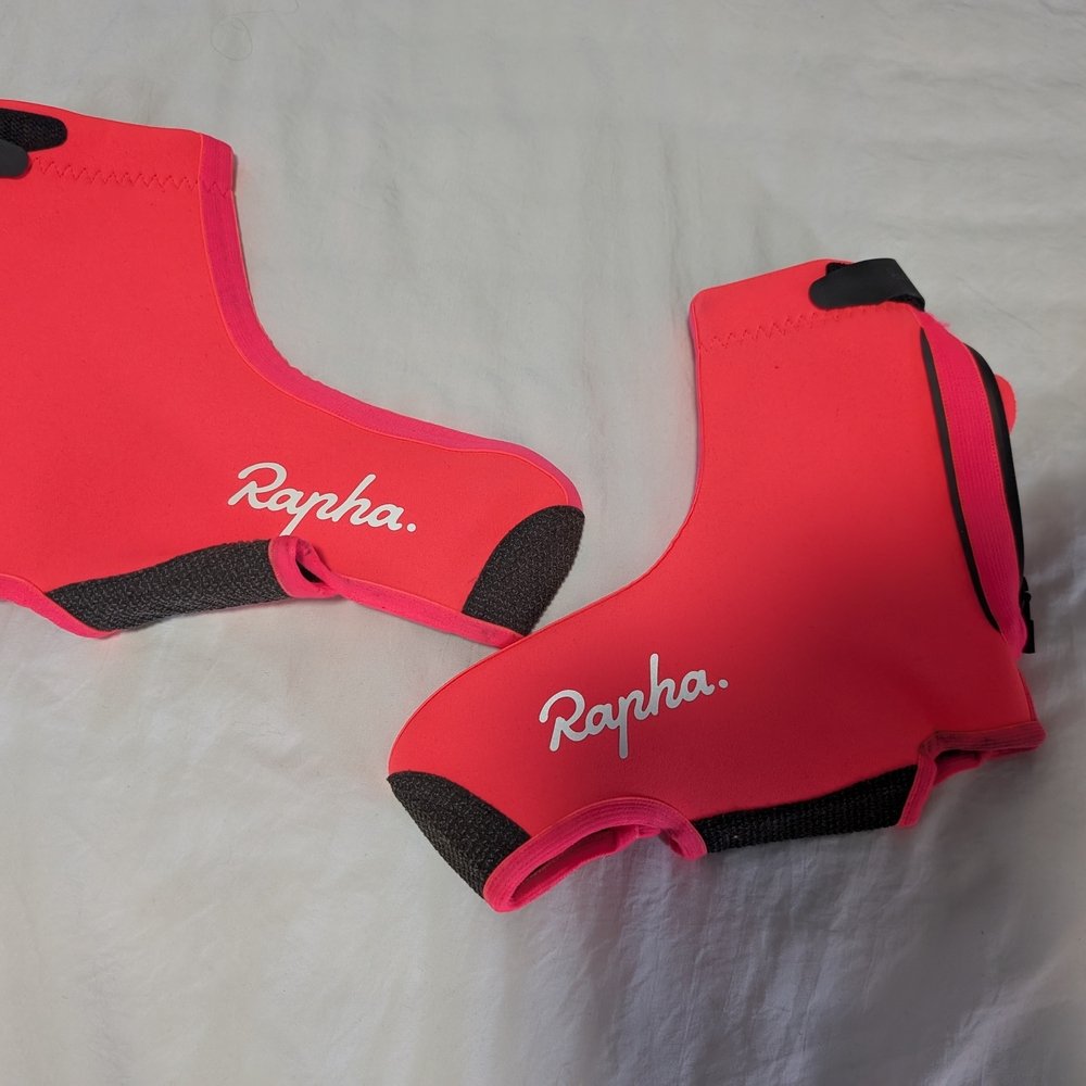 Rapha Pink Neoprene Cycling Shoe Covers